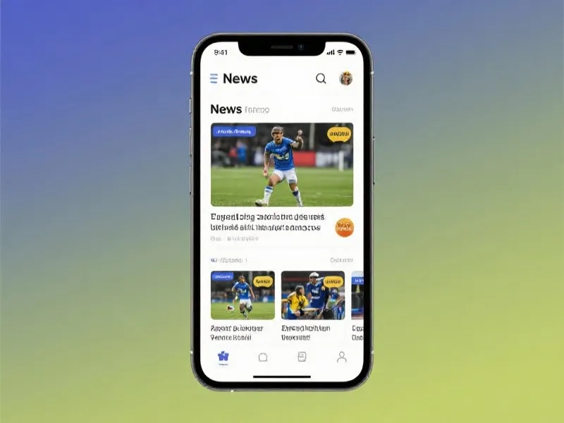 体育资讯阅读界面